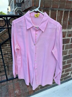 Taylor Soft Pink Collared Button Shirt